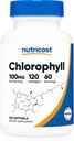 Nutricost Chlorophyll (100mg) 120 Softgels - Gluten-Free, 60 Servings