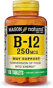 Vitaminas Mason Vitamina B 12 250mcg Tablas