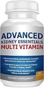 Advanced Kidney Essentials Multivitamin. Suplemento de Apoyo al Riñón para la Salud Completa del Riñón. Suplemento de salud renal con vitaminas renales 90 cápsulas