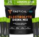 Fluid Tactical - Electrolyte Powder Packets, Acelerar la Re-Hydration, Sugar bajo, Electrolyte Drink Mix, Evitar la deshidratación, Eliminar los calambres