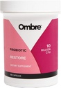 Ombre Restaurar Probióticos para Mujeres, Suplemento diario de Salud Gut para Vaginal, Digestivo, Urinary Tract, &amp; Immune Support, 10 Billones CFU, Estante-Stable, 30 Servimientos