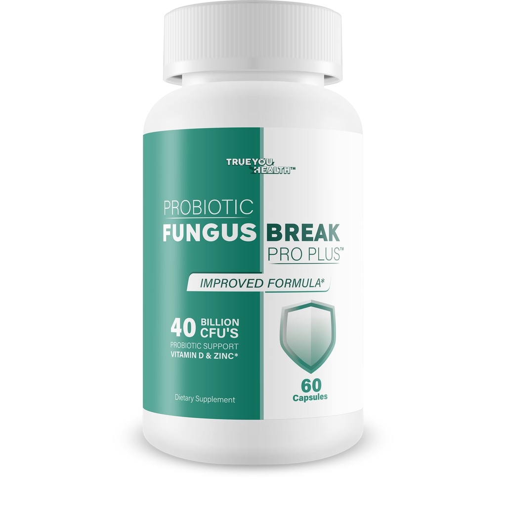 Probiotic Fungus Break Pro Plus - Improved Formula - Our Best Nail Fungus Probiotics For Nail Fungus Care - Best Nail Fungus Pills - Natural Nail Fungus Care Best Nail Fungus Treatment Probiotic Pills