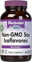 Bluebonnet Nutrition Non-GMO Soy Isoflavones, Bone Health*, Vegan, Kosher Parve, Gluten-Free, 60 cápsulas vegetales, 60 prestaciones