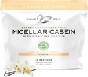 Muscle Feast Grass Fed Micellar Casein Protein Powder, Pasture Raised &amp; Hormones Free, Slow Digesting Casein Protein - Supports Overnight Muscle Recovery, Gluten Free Protein Powder - Vanilla, 4lb