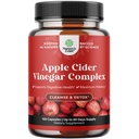 Limpieza de cápsulas de vinagre de manzana - ACV Cleanse and Detox Pills for Gut and Digestive Health with Slimming Cayenne - Extra Strength ACV Capsules for Gut Cleanse and Full Body Detox (60 Servings)