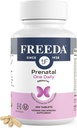 FREEDA Prenatal Vitamina - Kosher Prenatals - Vitaminas Prenatales con Hierro, Ácido Fólico Prenatal, Choline, Vitamina D - One Daily Pre Natal Multivitamin Support for Pregnant " Lactating Women (250)