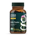 Gaia Herbs Milk Thistle - Suplemento de hígado " Cleanse Support for Helping to Maintain Healthy Liver Function* - 60 cápsulas Vegan (20-Day Supply)