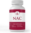 PURE ORIGINAL INGREDIENTES N-Acetyl L-Cysteine NAC, (100 cápsulas) Siempre puro, sin aditivos ni artillería, Lab Verified