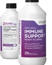 Triguard Plus Colloidal Silver Water, Sambucus Elderberry Extract & Olive Leaf Extract, 3-in-1 Liquid Immune Support Ready to Drink | Powerful Immune System Booster | Great Taste - 8oz, Made in USA