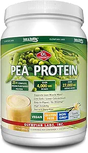 Olympian Labs Vanilla Pea Protein, 494 Grams, 13 Servings