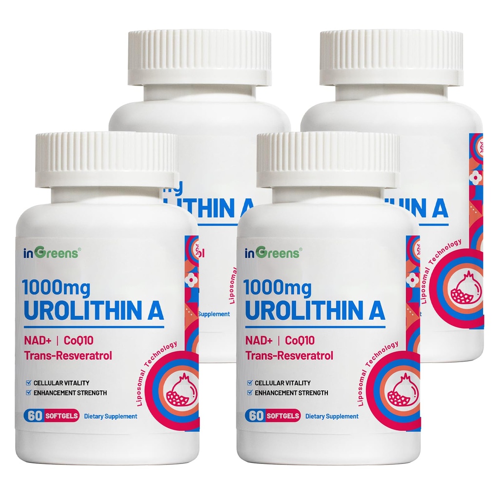 inGreens Urolithin A 1000mg 4 Pack