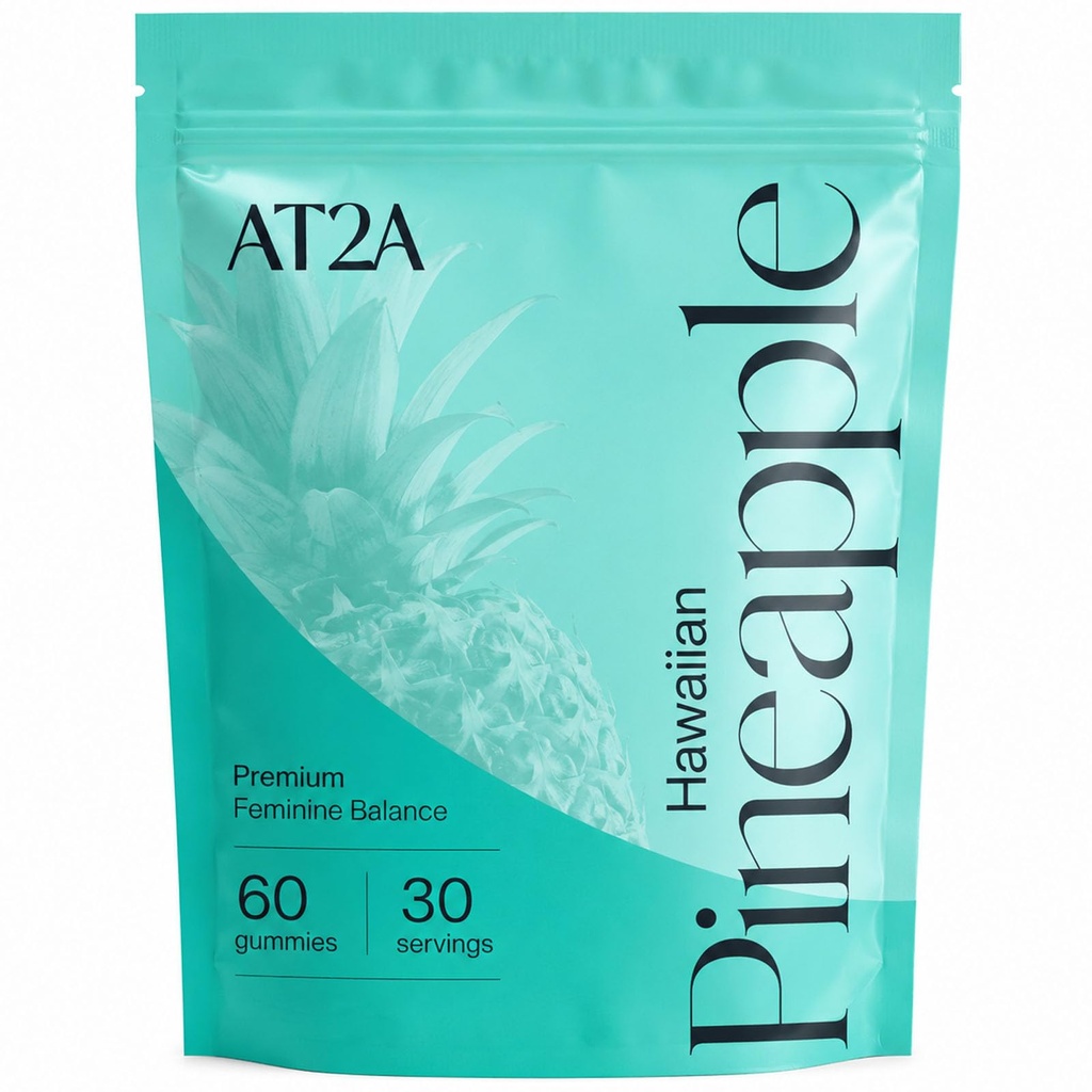 AT2A Feminine Gummies, 60 Count