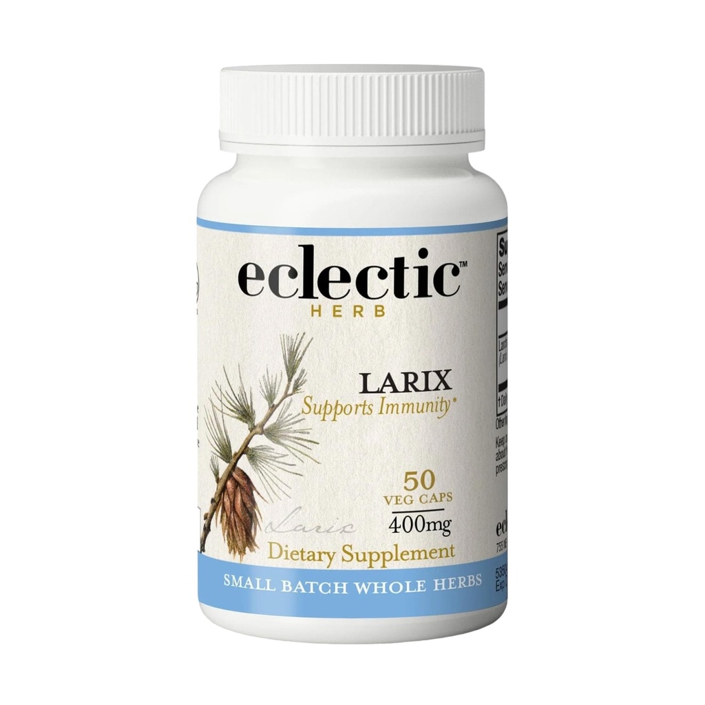 Eclectic Institute Non-GMO Larix Immune Support Capsules | 50 CT (400 mg)