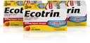 Ecotrin Safety Coated Tablets 325 Mg Regular Strength, 125 Count - Buy Packs and Save (Pack of 3)