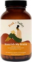 Peak + Valley Nootropic Brain Support Suplemento para Memoria " Focus with Lion's Mane Mushroom " Ashwagandha - 60 Ct Adaptogen Capsules - Adultos/Seniores - Cognitive, Brain Fog, Energy Formula