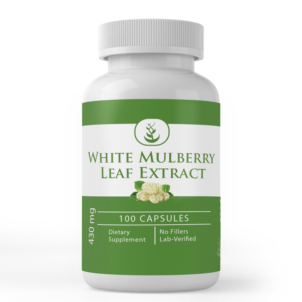 Pure Original Ingredients White Mulberry Leaf Extract (100 Capsules) Always Pure, No Additives Or Fillers, Lab Verified
