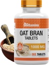 tnvitamins Oat Bran Tablets ← 365 Tablets x 1,000 MG per Tablet ¦ Oat Fiber Tablets ← Soluble &amp; Dietary Fiber Supplement TEN may Support Digestive Health