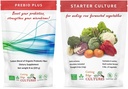 Cutting Edge Cultures Prebio Plus Prebiotic Fiber Powder Best Custom Blend of Organic Prebiotic Fibers Dietary Supplement 8 oz