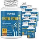 NuBest Grow Power - Powerful Bone Strength Formula for Children (10+) & Adolescentes - Asistencia Salud del Hueso Salud Sano, Salud General con Calcio, Vitamina D3, Fósforo, Magnesio &amp; Más - 12 Pack
