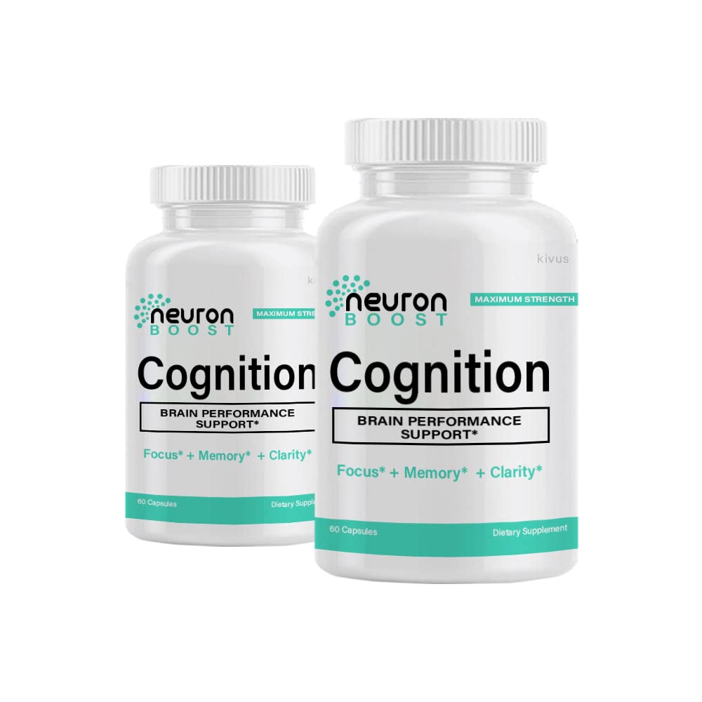 kivus Neuron Boost - Neuron Boost Cognition Brain Performance Support (2 Pack, 120 Capsules)