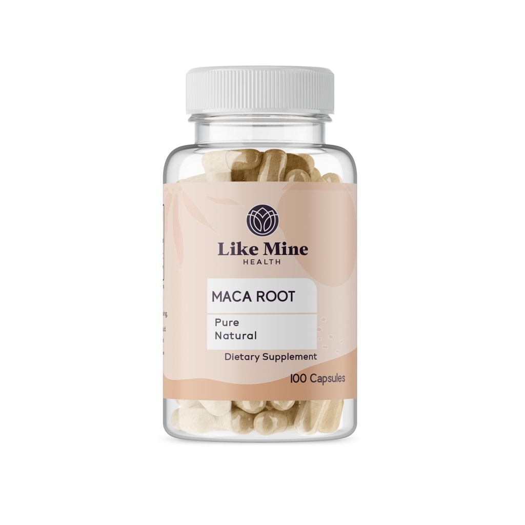 Como Mine Maca Root (100 cápsulas) Puro, Sin artillería, Ingrediente único