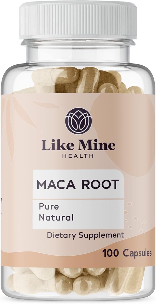 Como Mine Maca Root (100 cápsulas) Puro, Sin artillería, Ingrediente único