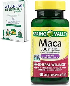 Maca Root ← Vegetarian Capsules, 500 mg, 90 Conde ← Maca Root Powder para Mujeres y Hombres