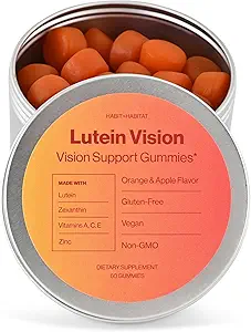 Lutein Vision Support Gummies with Lutein and Marigold Flower 60-Count