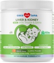 Esteto de leche para gatos - 4oz Polvo - Suplemento natural del hígado - con el mismo y L-Arginine - Detox, Apoyo Hepático, promueve la función saludable del hígado, Apoyo al riñón
