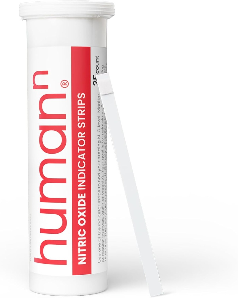 humanN - Nitric Oxide I Indicator Strips - Test salivary Nitrite Levels - 1 Tubo de 25 Strips