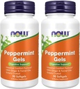 Ahora Alimentos Peppermint Gels with Ginger & Fennel Oils, 90 Softgels (Pack of 2)