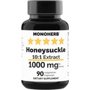 MONOHERB Honeysuckle Extract 1000 mg - 90 Vegetarian Capsules