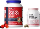 NYO3 Krill Oil Omega 3 y multivitamínico para mujeres, 2 Pack