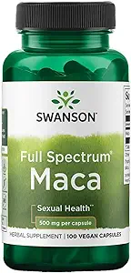 Swanson Maca 500 Milligrams 100 Capsules