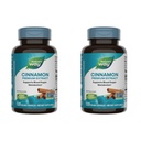 Extracto Premium de Cinnamon Way, apoya el metabolismo de carbohidratos*, Proyecto No-GMO Verificado, Estándarizado a 8% Flavonoides, 120 cápsulas Vegan (paquete mayo Vary) - 2 Pack
