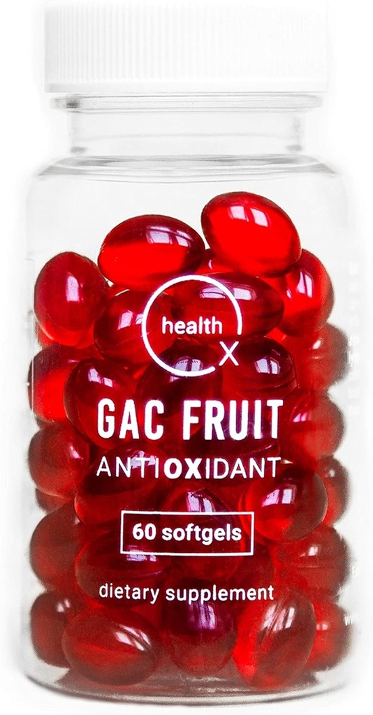 OX HEALTH Super Antioxidant Suplemento TENIDO Gac Super Fruit TEN DHA TENIDO Momordica Silencio 60 Softgels TENIDO Apoyos Saludable Envejecimiento TENIDO Apoyo inmunitario TENIDO Antioxidación avanzada