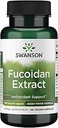 Extracto de Fucoidan de máxima fuerza Swanson - Suplemento Herbal Promoción de la Función del Sistema Inmunitario - Fórmula Natural Apoyo Salud general - (60 cápsulas de verduras, 500 mg cada uno)