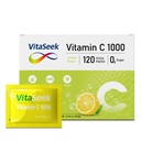 Vitamin C 1000mg Powder Packets Sugar Free Drink Mix Individual Serving Sticks Lemon Flavors On The Go Immune Support for Adults 120 Count