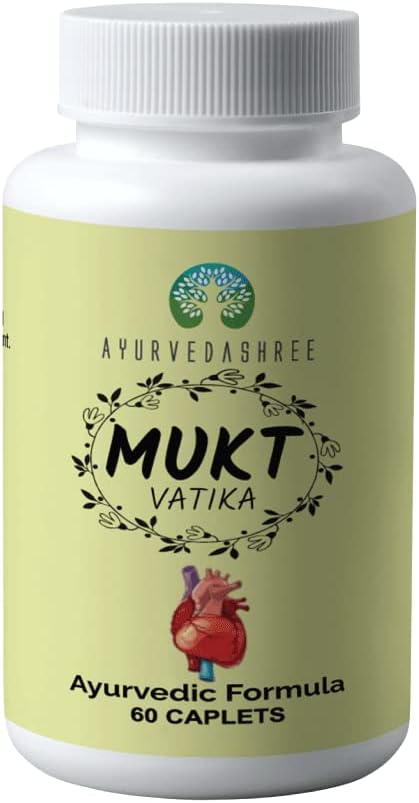 Mukt Vatika 60 Caplets  durable Cada Caplet Contiene 1000 MG Extracto de hierbas naturales