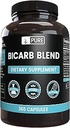 PURE ORIGINAL INGREDIENTES Bicarb Blend (365 cápsulas) No hay magnesio o artillería de arroz, siempre puro, lab Verificado