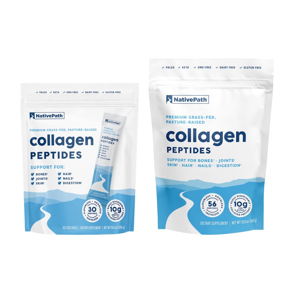 NativePath Collagen Stick Packs and Collagen 56 Bundle