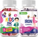 SUNNY SAM Iron Adultos con vitamina C &amp; Zinc Kids Gummies