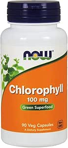 AHORA Alimentos Chlorophyll 100 mg Caps, 90 ct