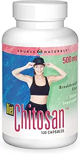Fuente Natural Dieta Chitosan 500 Mg,120 cápsulas
