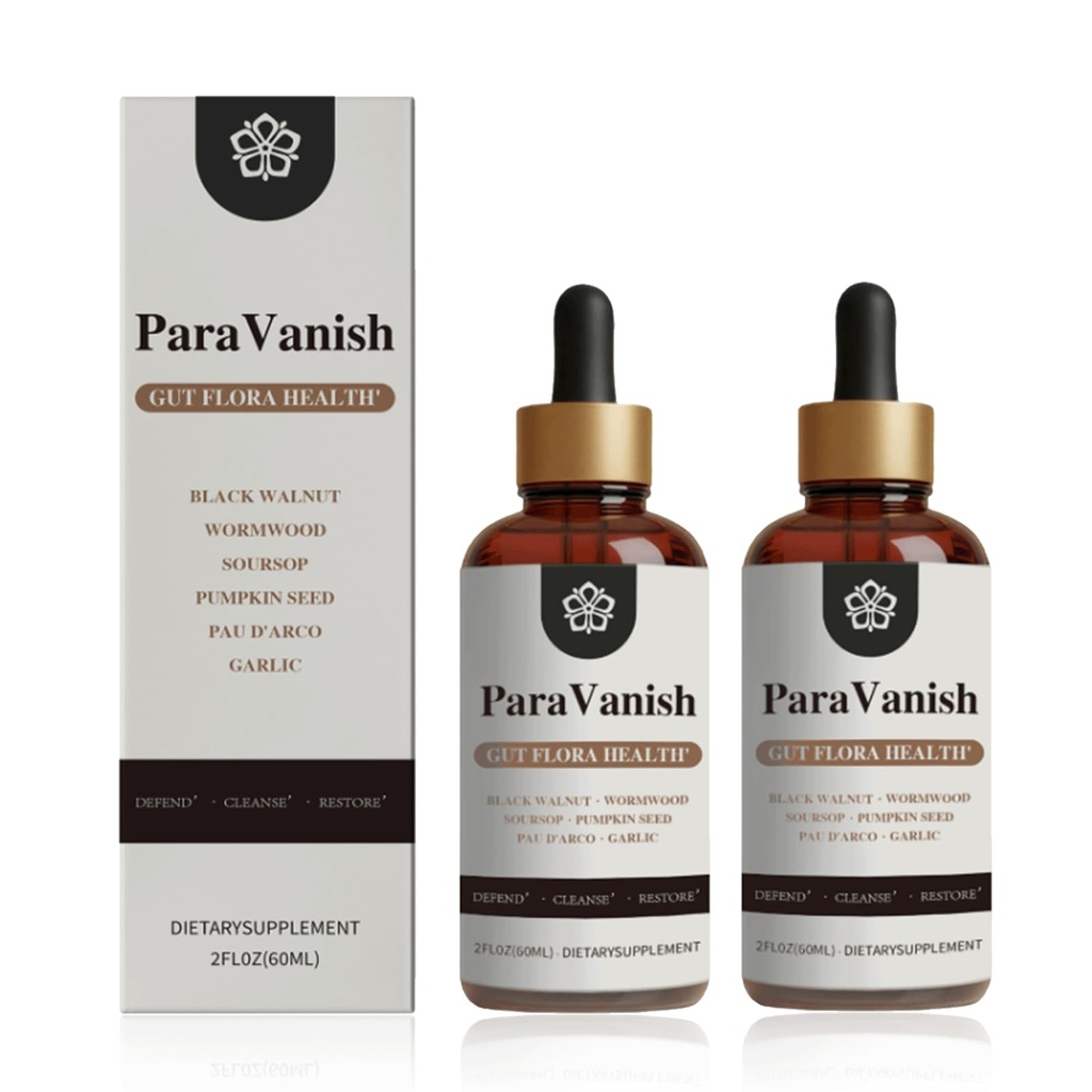 Drops,Wormwood Black Walnut Cleanse for Humans Drops Liquid (2PCS)