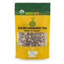 SpeedyVite Colon LifeBoost Tea Detox and Cleanse - Organic Pu'er Tea with Ginger, Lemongrass - for increased Colon Health and Function