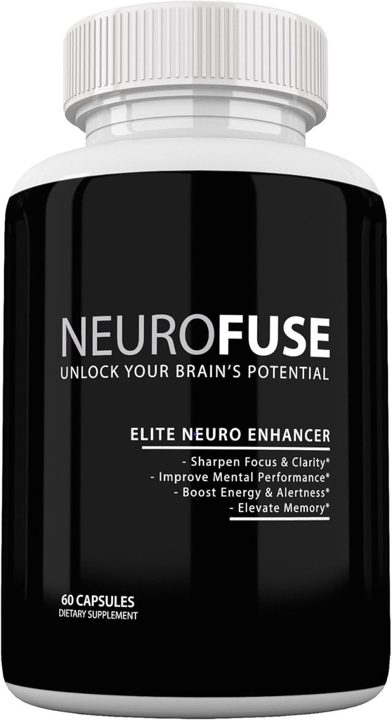Powerful Focus & Memory Nootropic Pill - Formula Helps Support Memory, Cognitive Function, Focus & Clarity –Reduce Brain Fog & Fatigue