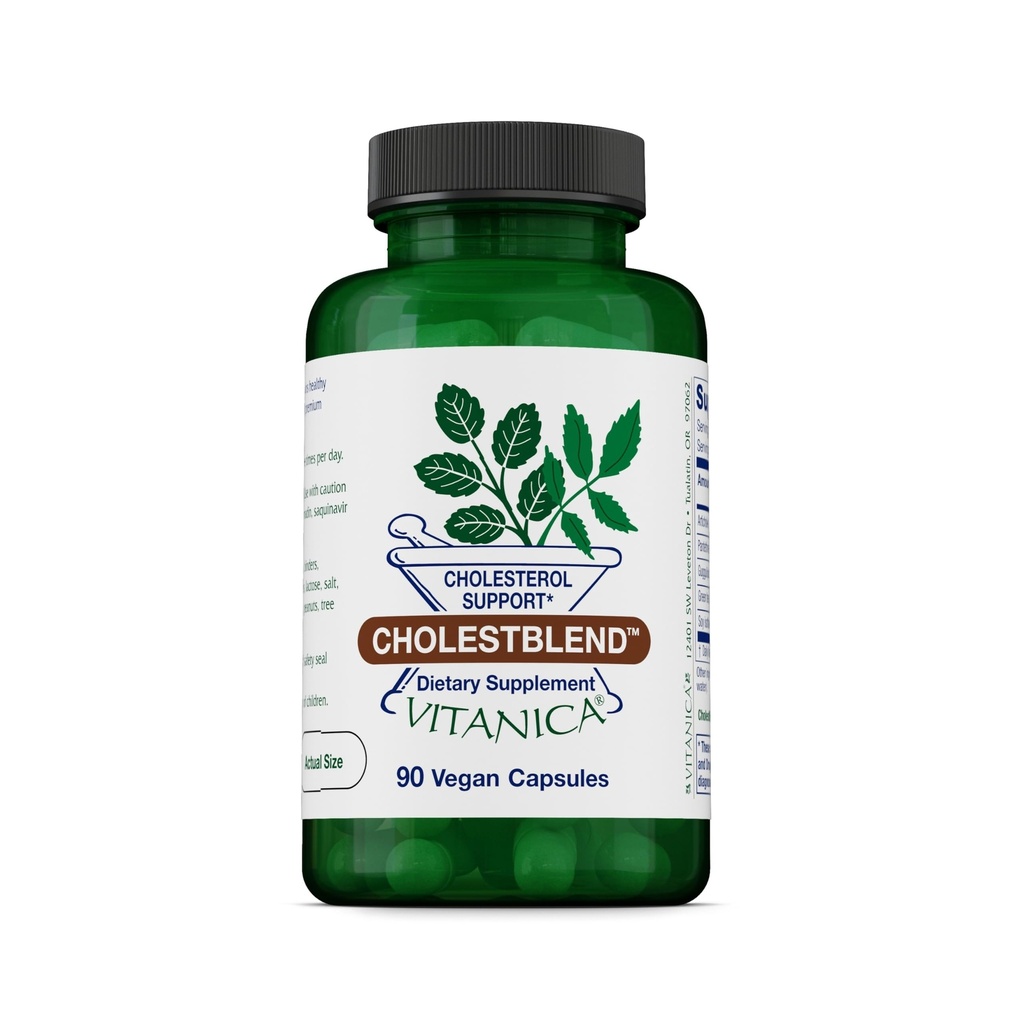 Vitanica Cholestblend, Cholesterol Support, Vegan, 90 Capsules