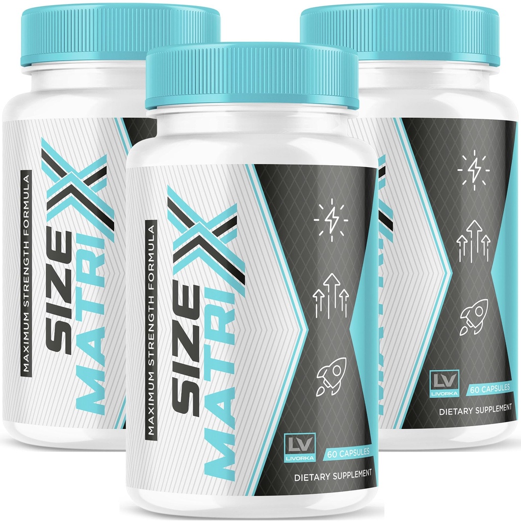 3 Pack - Size Matrix - Size Matriz 180 Capsules for 3 Months, Size Matriz Capsules 1152 MG, Sizematrix, Size Matrix Improve Formula, Size Matrix X, Size Matrix Pills