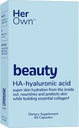 Su propia belleza Hialurónica Cápsulas de ácido, Hidratación de la piel, Nueces y Protege la piel, Collagen esencial, Ácido hialurónico, soporta la hermosa piel, con zinc, magnesio, vitamina C, 60 Conde